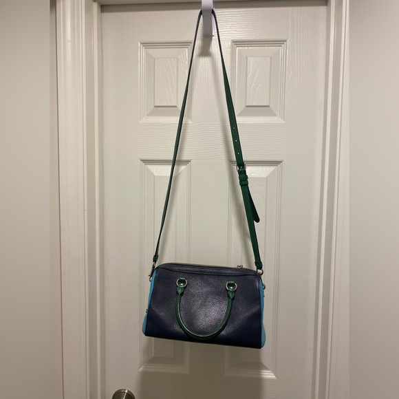 Coach Rowan Satchel Bag In Colorblock - Picture 2 of 13